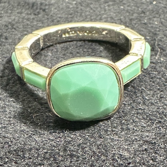 Coach Jewelry - Vintage signed COACH Chalcedony Stone Ring